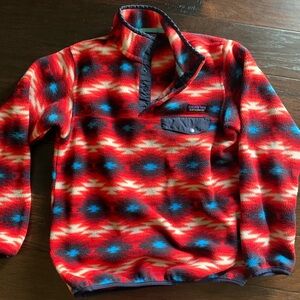 Patagonia fleece button pullover!